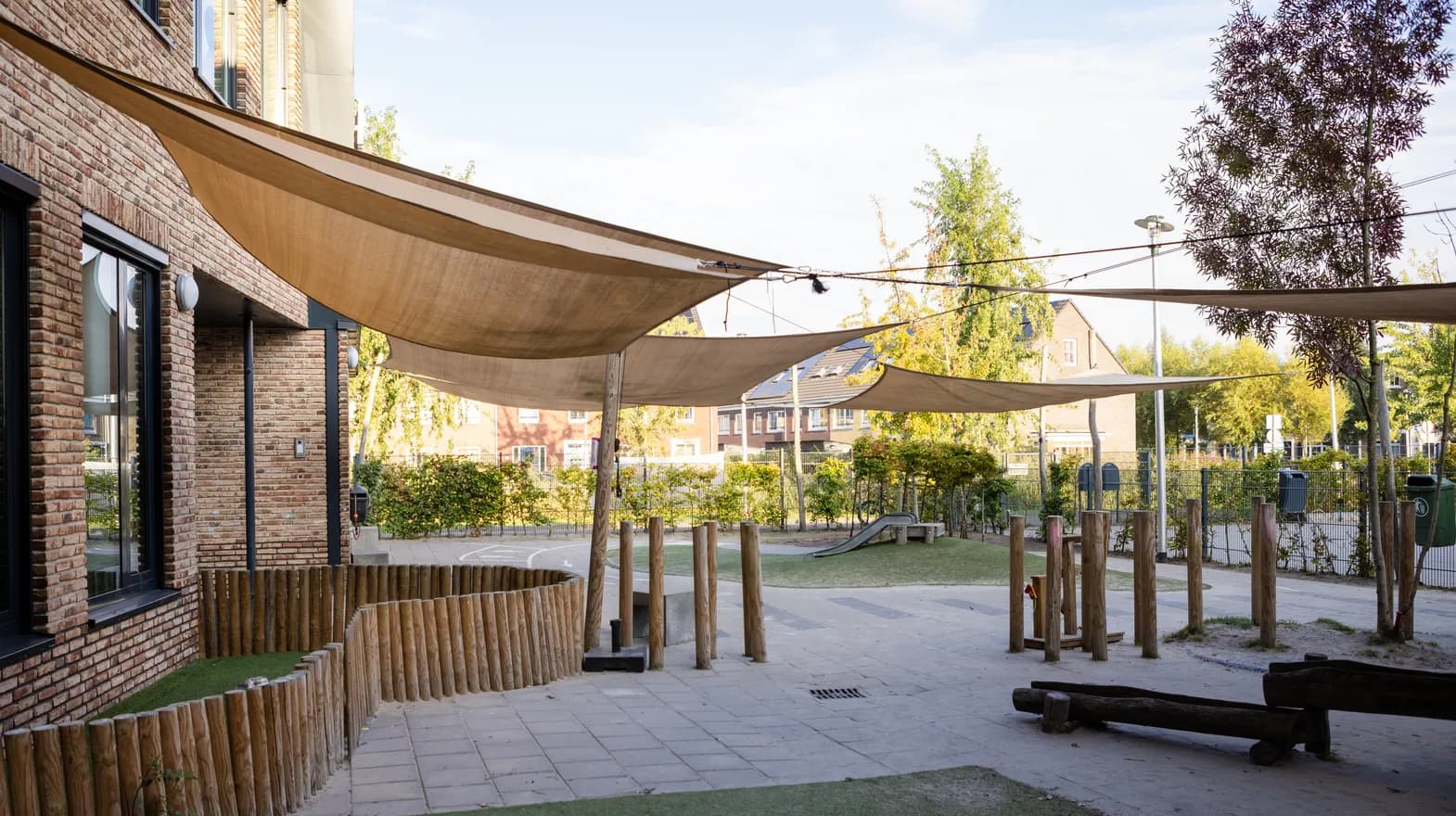 Buitenruimte KDV Haarzicht Vleuten Kind&co ludens