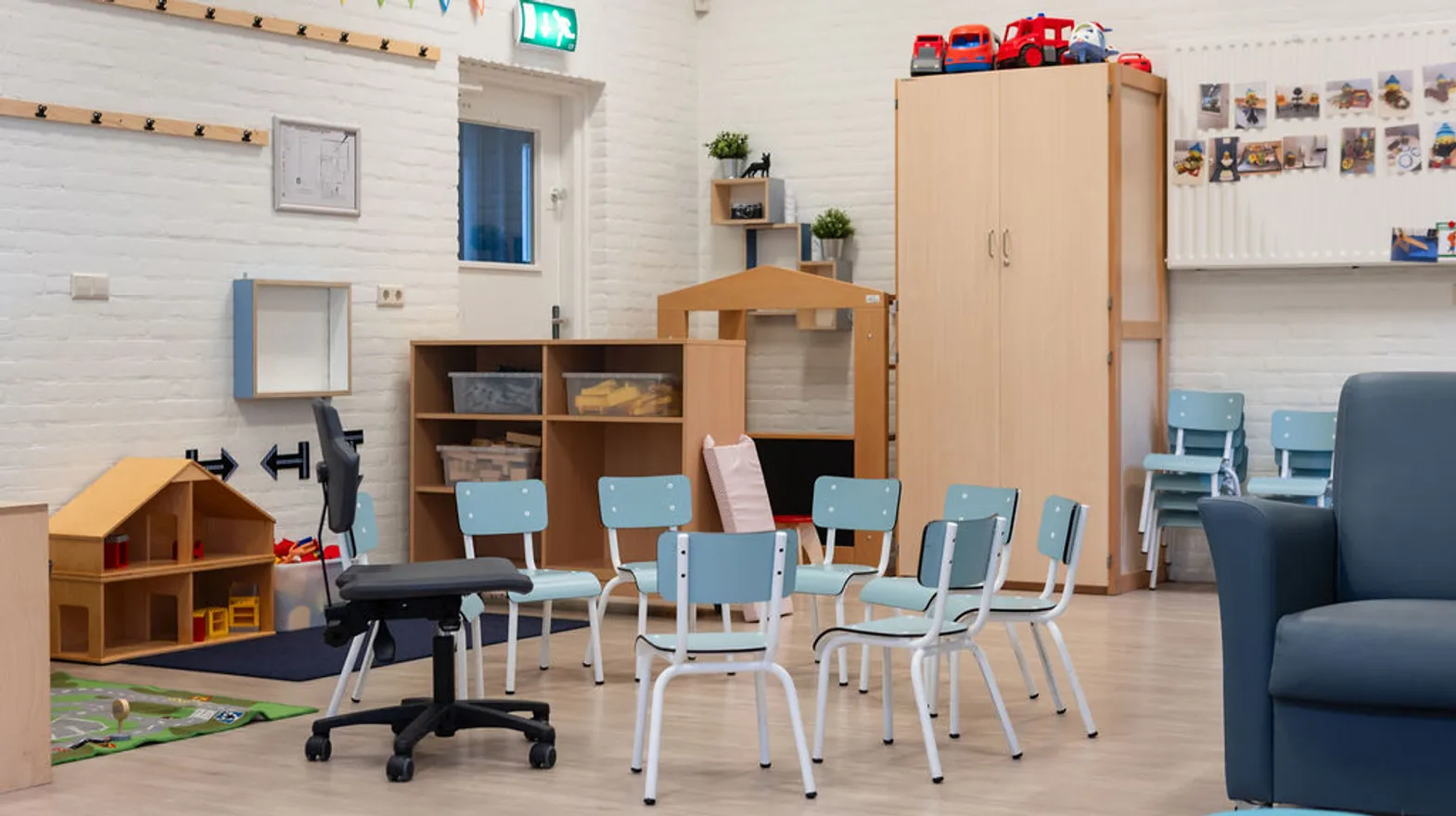 Groepsruimte bij peuteropvang Tinkelbel in Woerden van kinderopvang Kind&co ludens