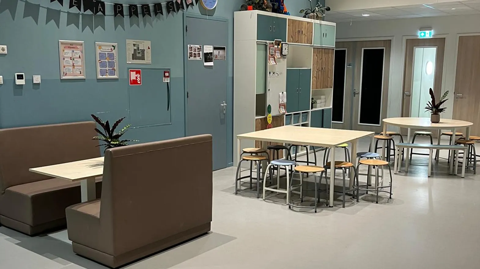 De groepsruimte van buitenschoolse opvang Haarzicht bij kinderopvang Kind&co ludens