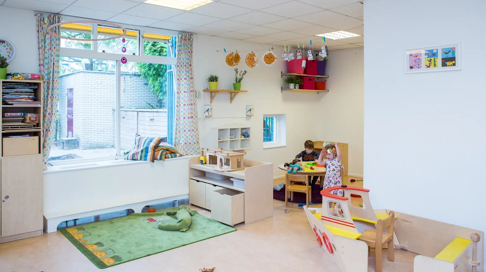Speelruimte binnen bij KDV Utrecht Villa Kakelbont van kinderopvang Kind&co ludens