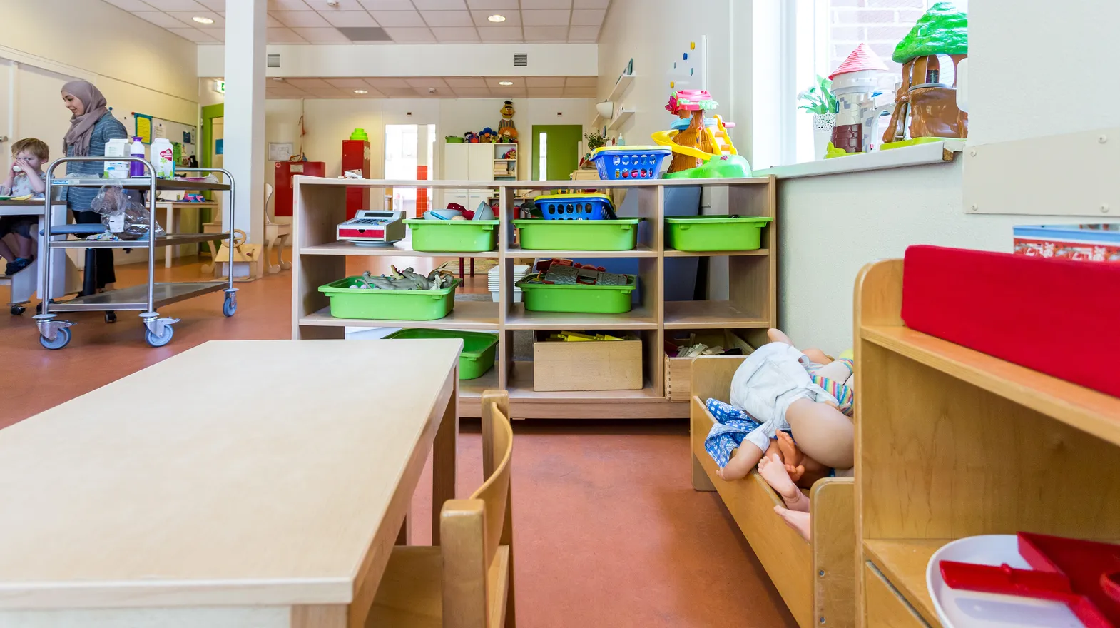 De groepsruimte van kinderdagverblijf Jodokus, kinderopvang Kind&co ludens