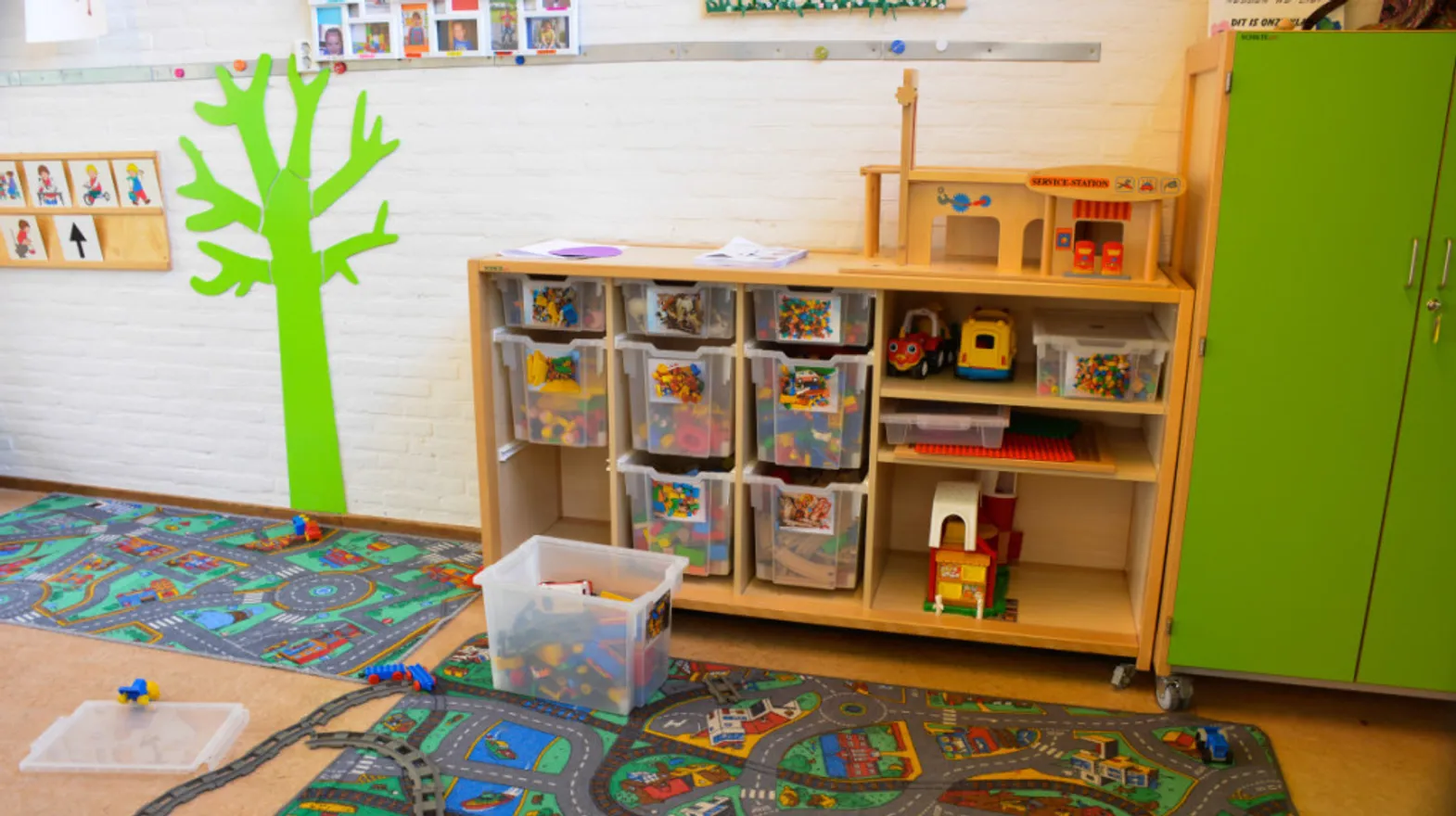 De groepsruimte van buitenschoolse opvang Batau bij kinderopvang Kind&co Ludens