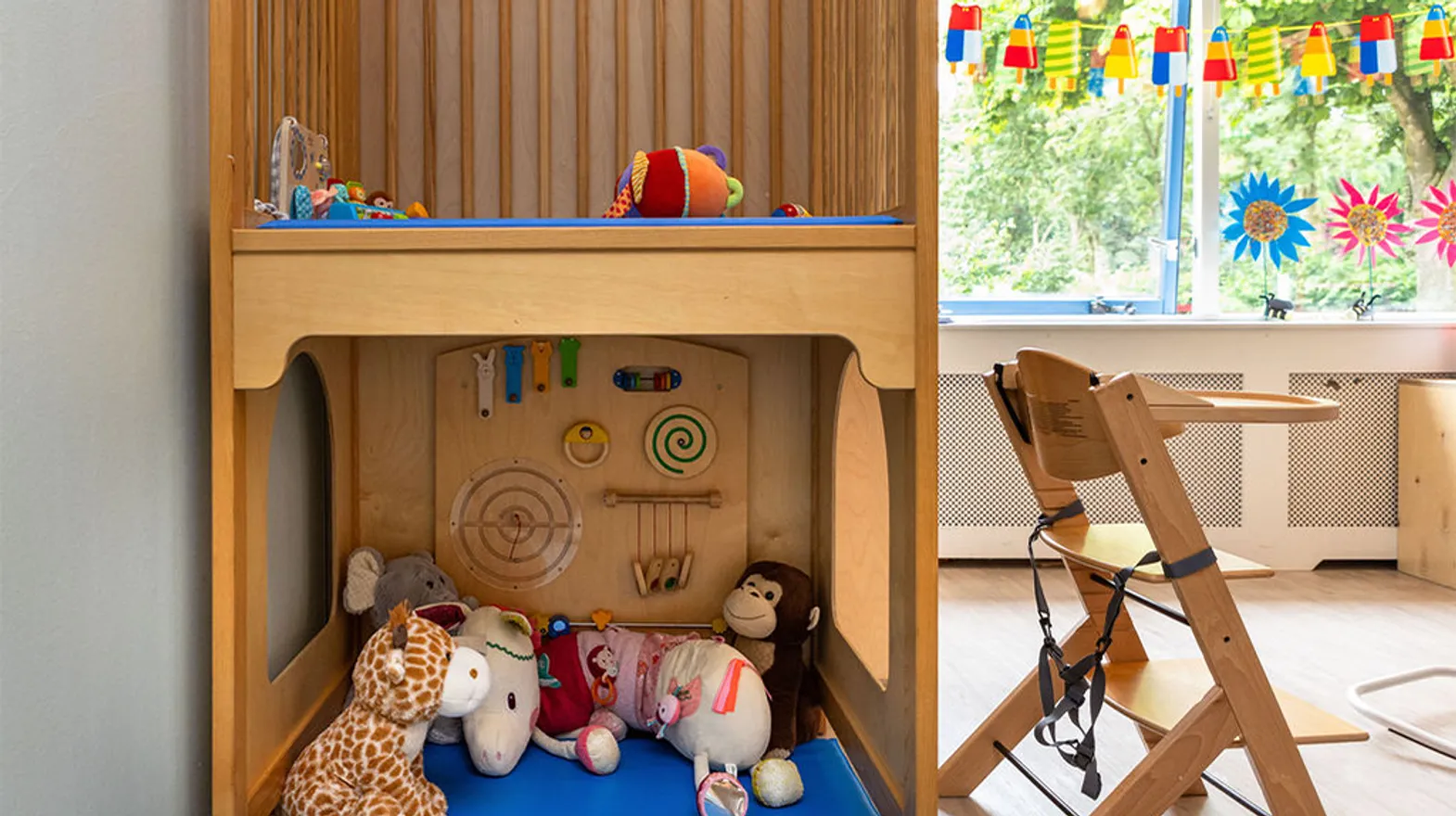 Speelhoek bij KDV Woerden Tinkelbel van kinderopvang Kind&co ludens