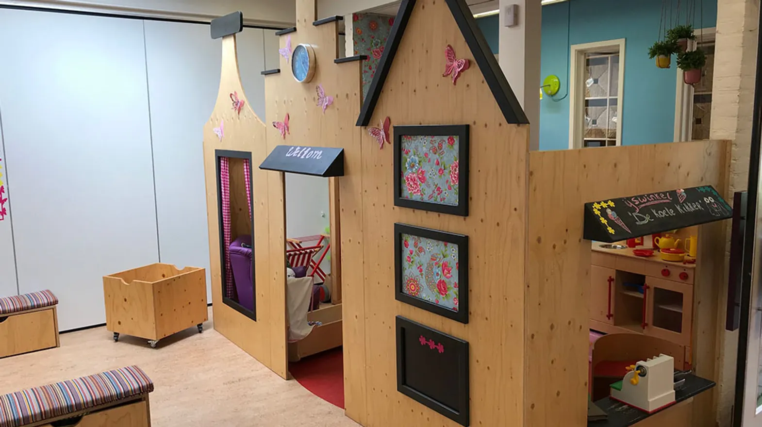 De huishoek bij buitenschoolse opvang De Breeeje, Kind&co ludens