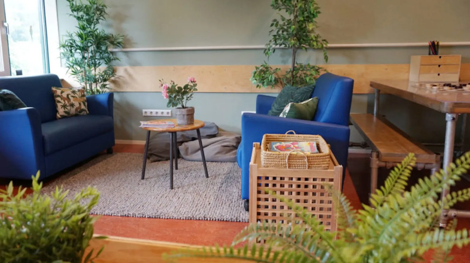 De leeshoek bij buitenschoolse opvang Ridderhof, kinderopvang Kind&co ludens