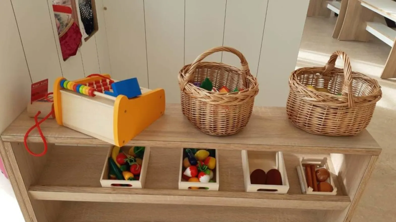 Speelhoekje bij peuteropvang Weespersluis in Weesp van kinderopvang Kind&co ludens