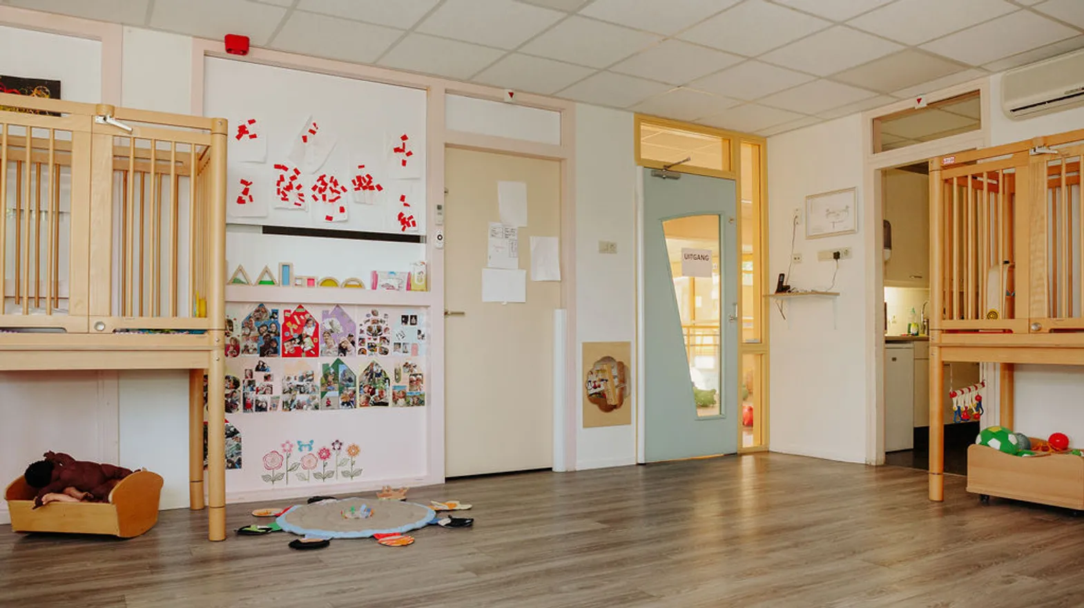 De groepsruimte van kinderdagverblijf Jonas, kinderopvang Kind&co ludens