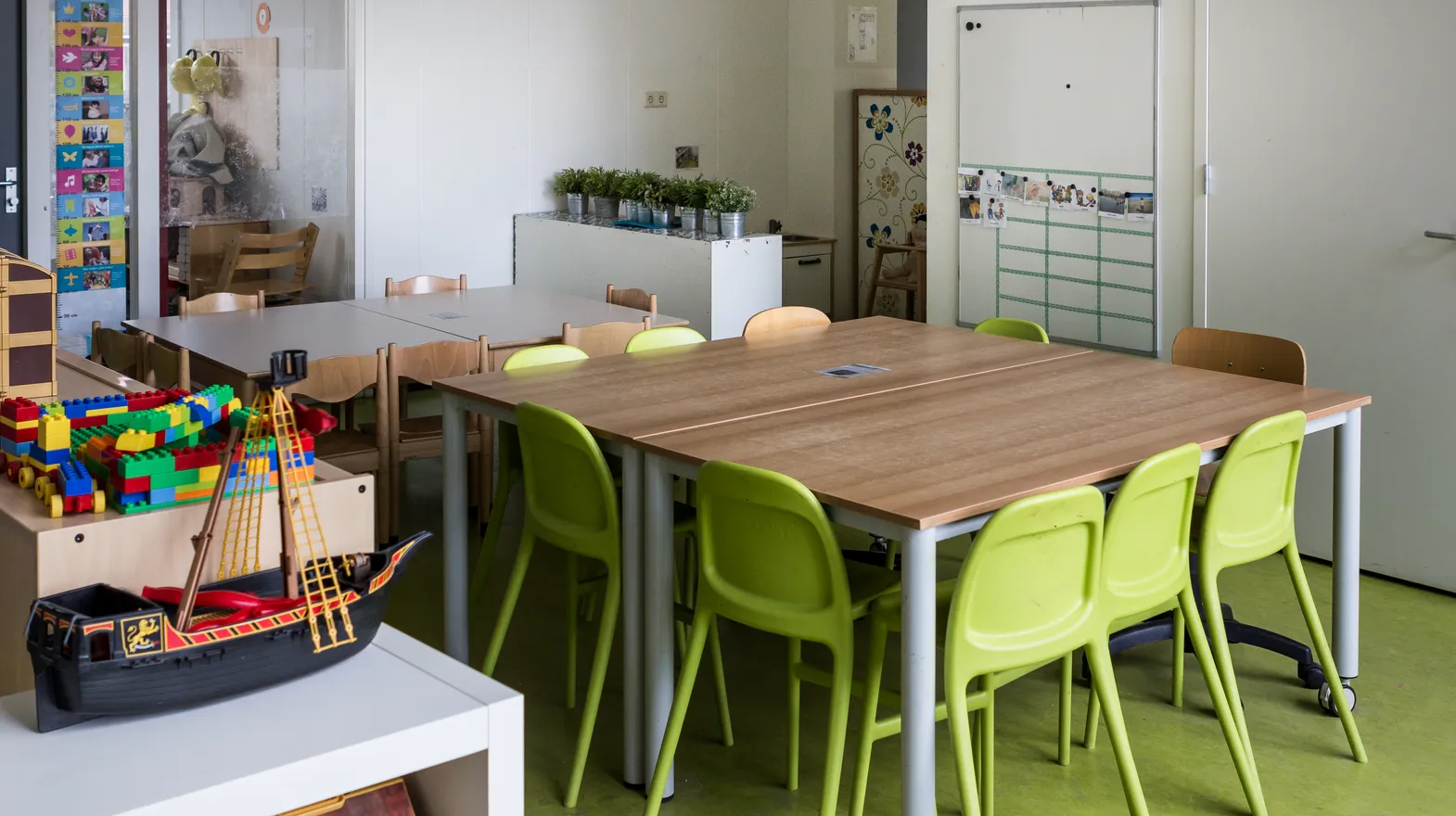 De groepsruimte bij BSO Utrecht Rootz van kinderopvang Kind&co ludens