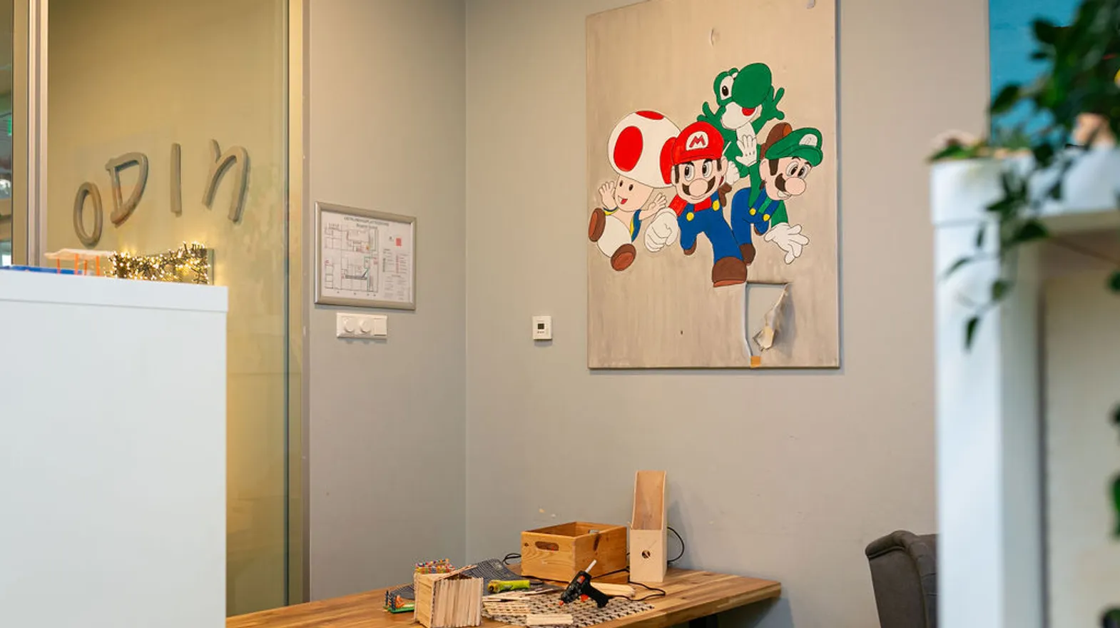 De knutselhoek bij buitenschoolse opvang Odin, Kind&co Ludens