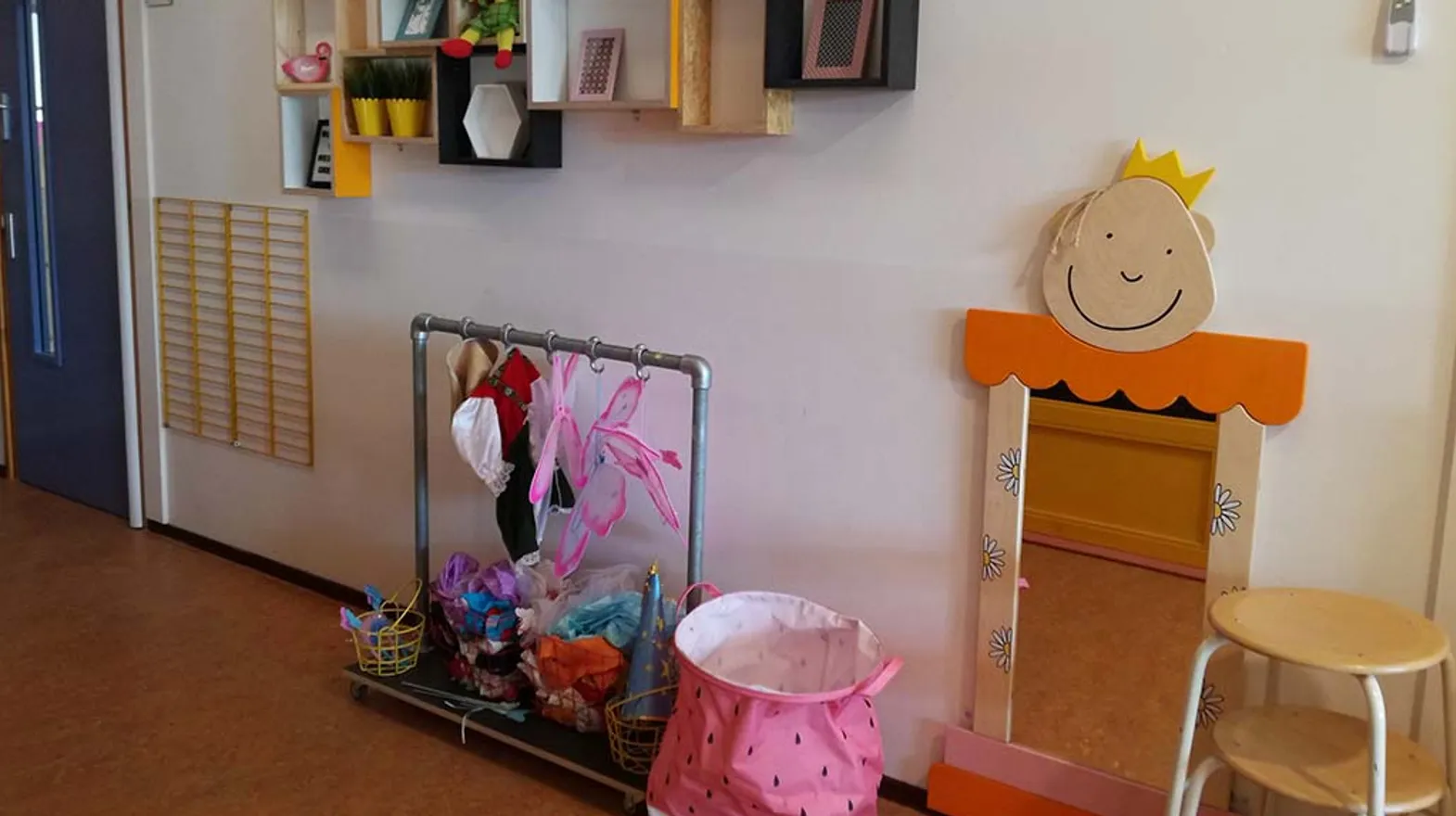 Zijwand van de groepsruimte bij Peuteropvang Zazou Nieuwegein van kinderopvang Kind&co ludens