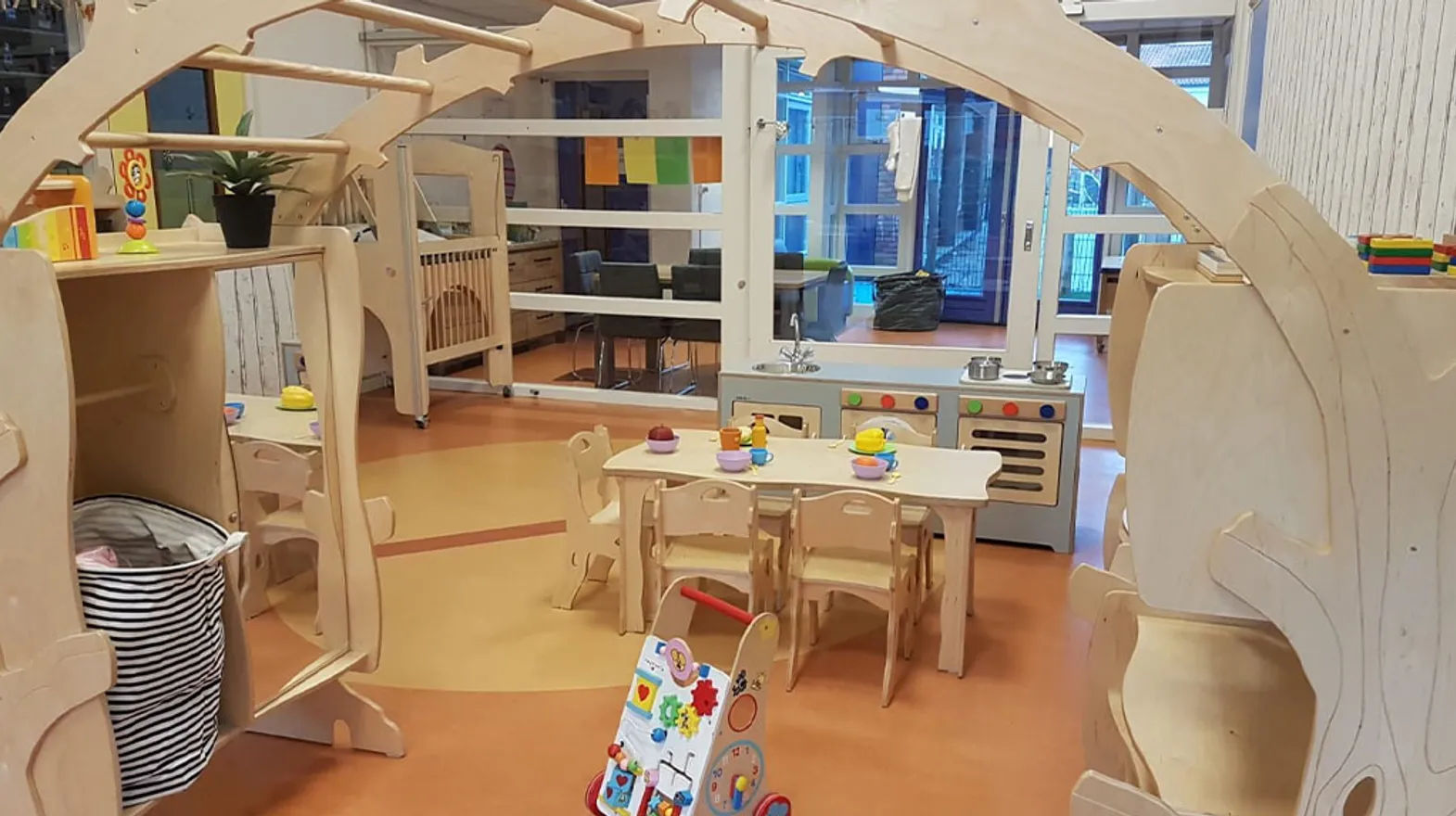 Groepsruimte van kinderdagverblijf Woerden Haventje bij kinderopvang Kind&co ludens