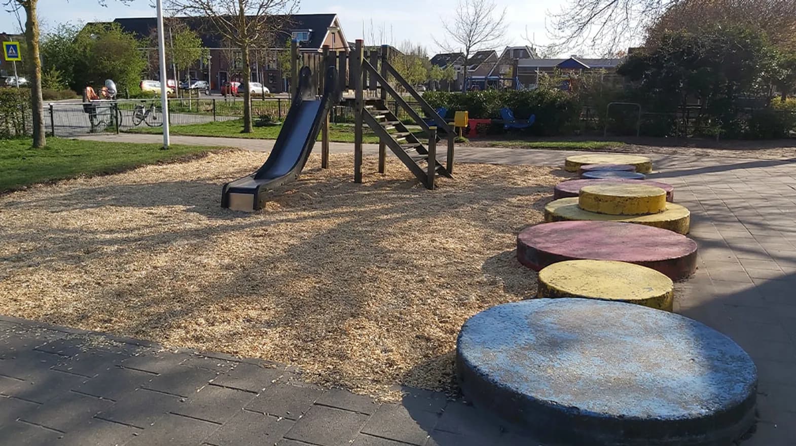 Buitenruimte bij BSO Speel en Werkhoeve Bodegraven van kinderopvang Kind&co ludens