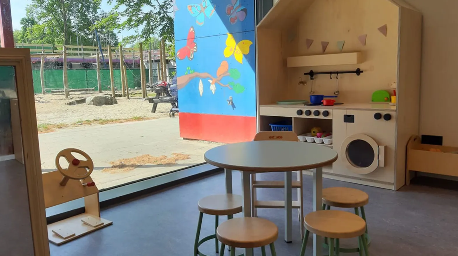 Speelhoek bij Kinderdagverblijf Zeist Sam Sam van kinderopvang Kind&co ludens