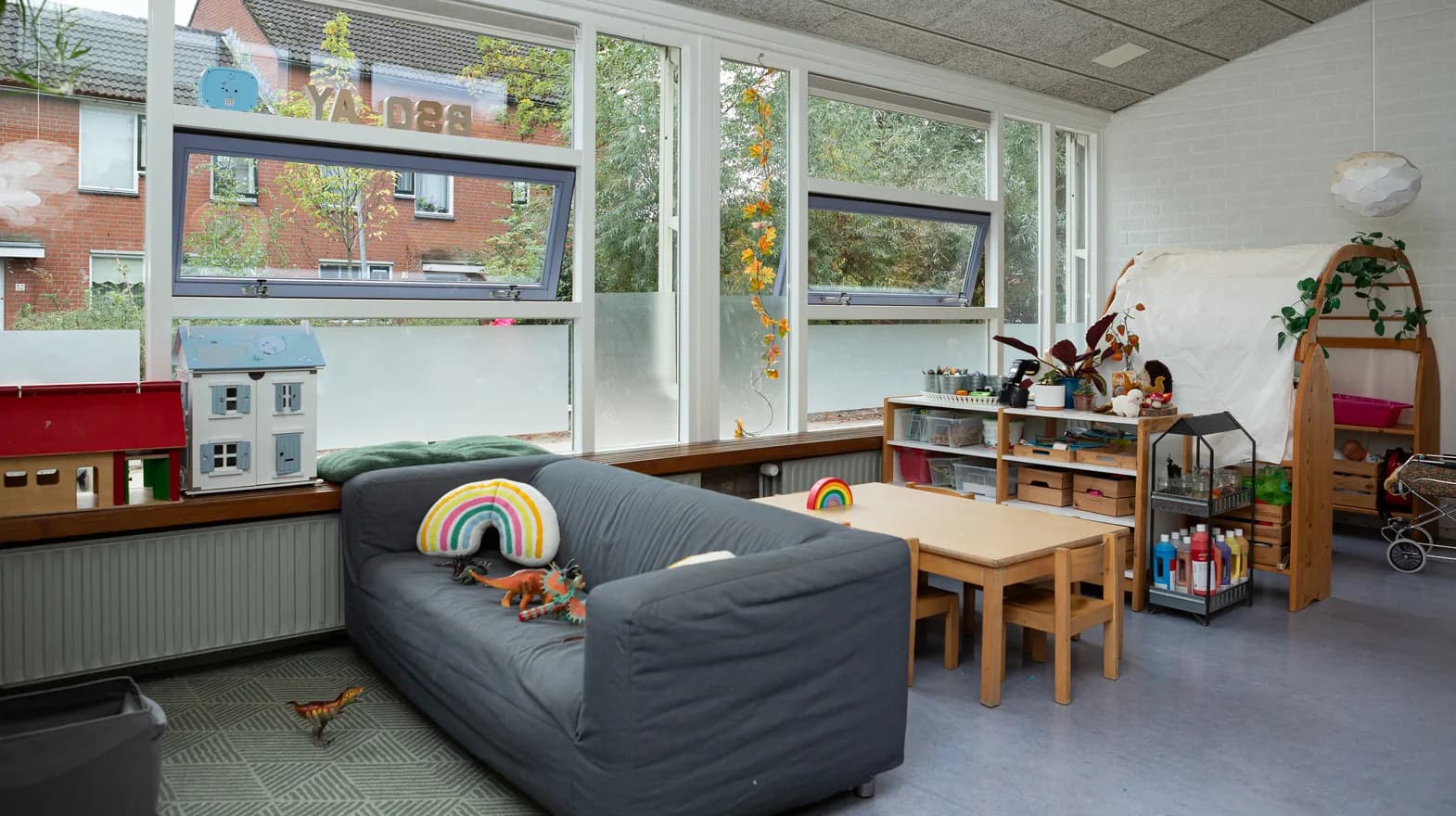 De groepsruimte bij BSO Ay Utrecht van kinderopvang Kind&co ludens