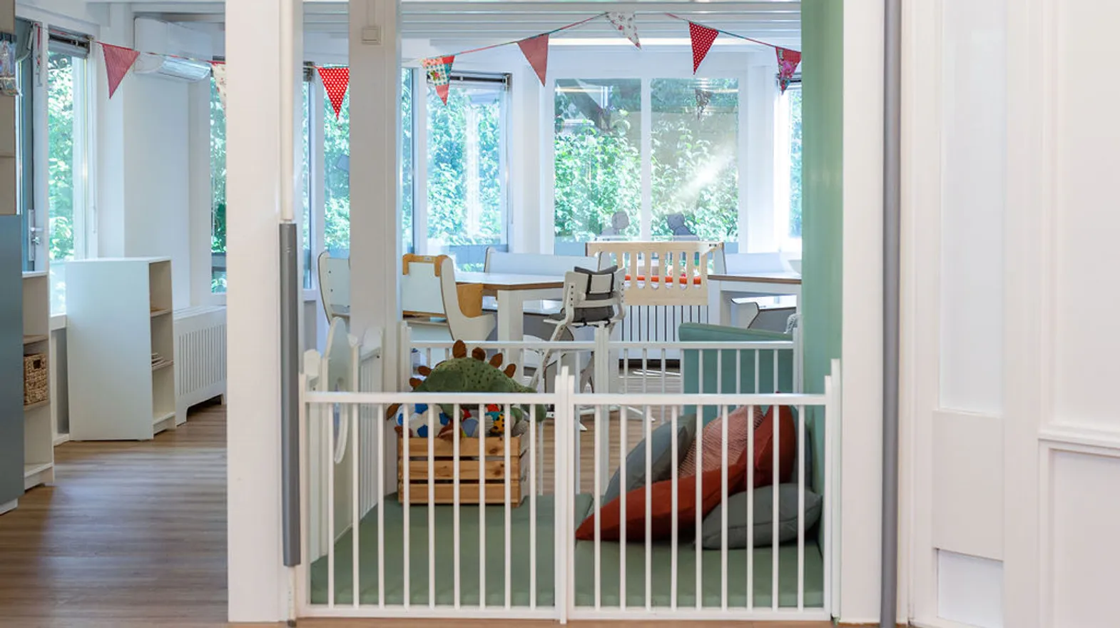 De groepsruimte van kinderdagverblijf Hummeltje, Kind&co ludens