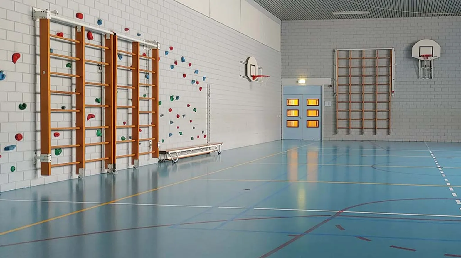 Gymzaal bij BSO Woerden Bengels van kinderopvang Kind&co ludens
