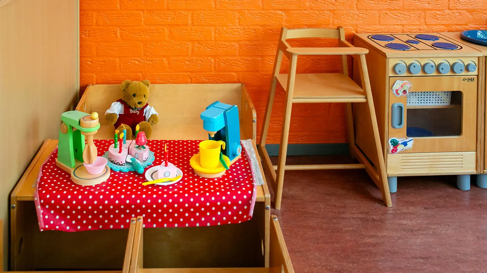 Speelhoek bij Peuteropvang Houten Plantage van kinderopvang Kind&co ludens