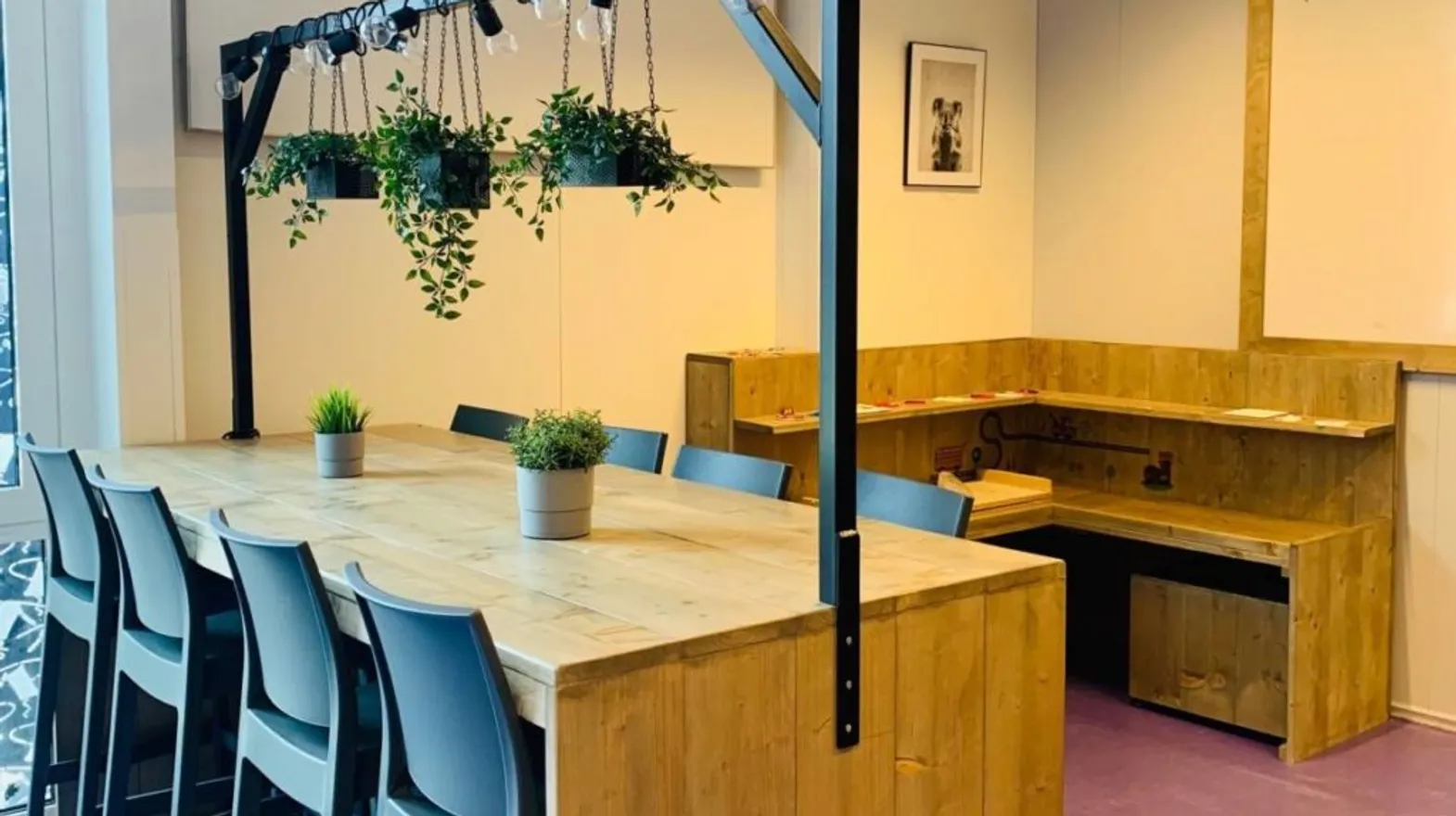 De groepsruimte van buitenschoolse opvang Schateiland, Kind&co ludens