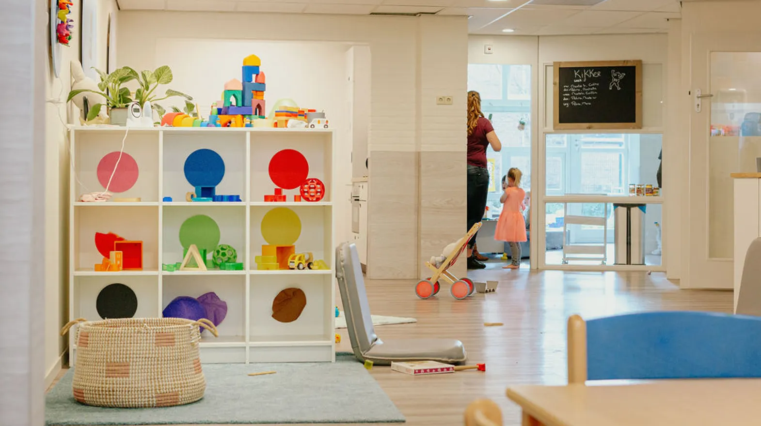 De groepsruimte van kinderdagverblijf De Tuinkabouter, kinderopvang Kind&co ludens