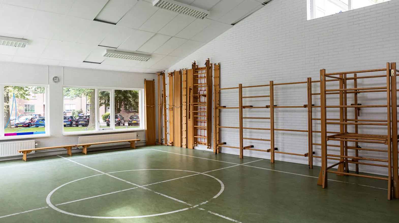 Gymzaal van BSO Woerden het kraaiennest bij kinderopvang Kind&co ludens