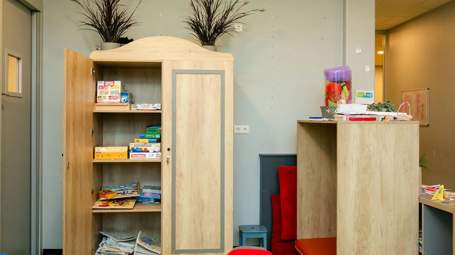 De groepsruimte van buitenschoolse opvang Odin, Kind&co Ludens