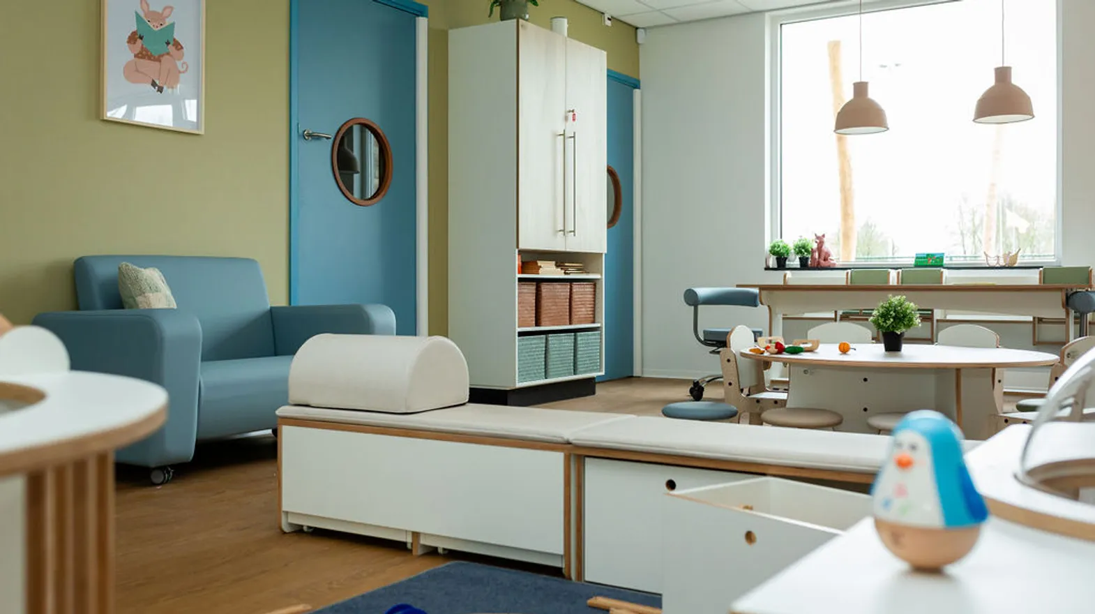 Interieur van peuteropvang PO Montfoort van Kind&co ludens
