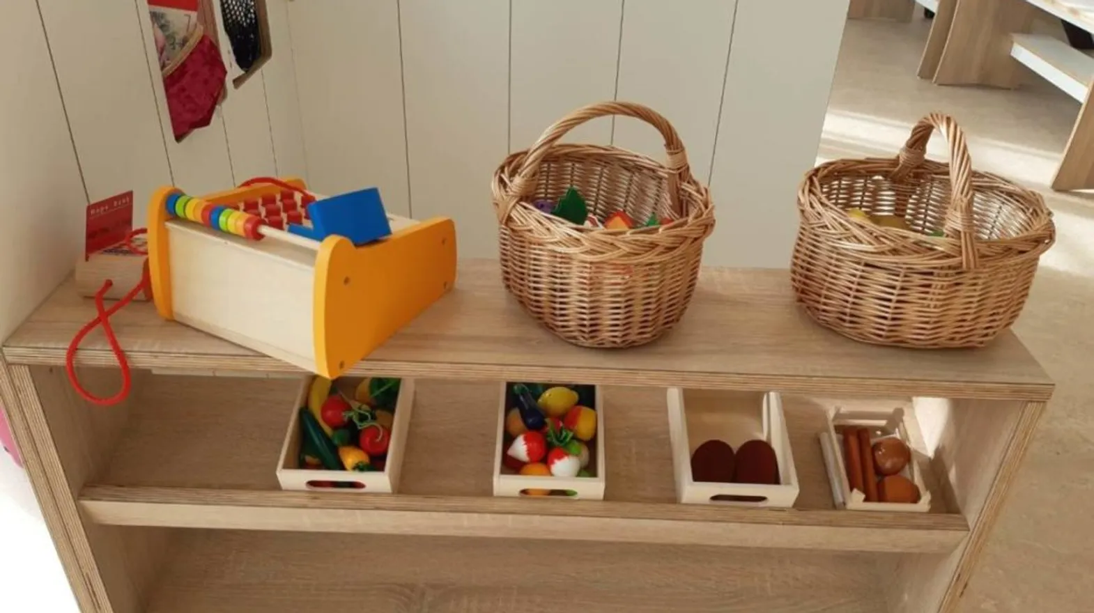 Speelhoekje bij peuteropvang Weespersluis in Weesp van kinderopvang Kind&co ludens