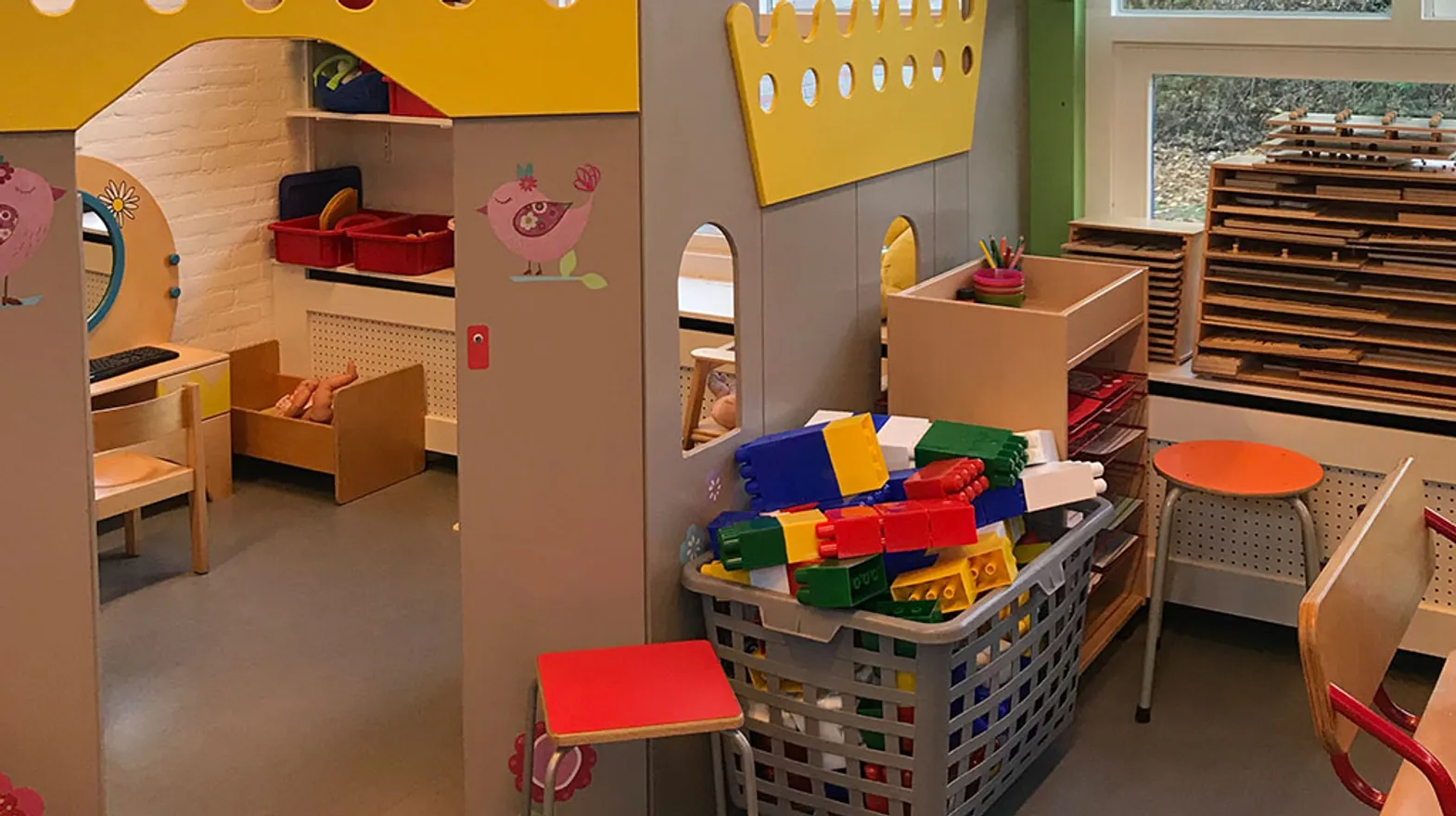 Speelhoek bij Peuteropvang Kameleon Maarssen van kinderopvang Kind&co ludens