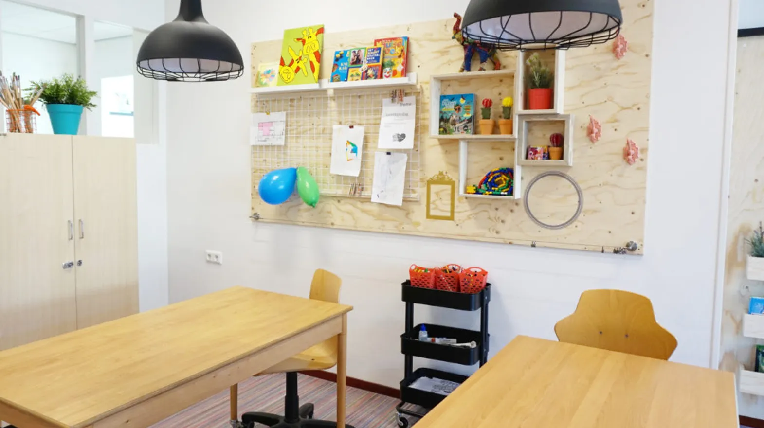 De groepsruimte van buitenschoolse opvang De Bik, Kind&co ludens