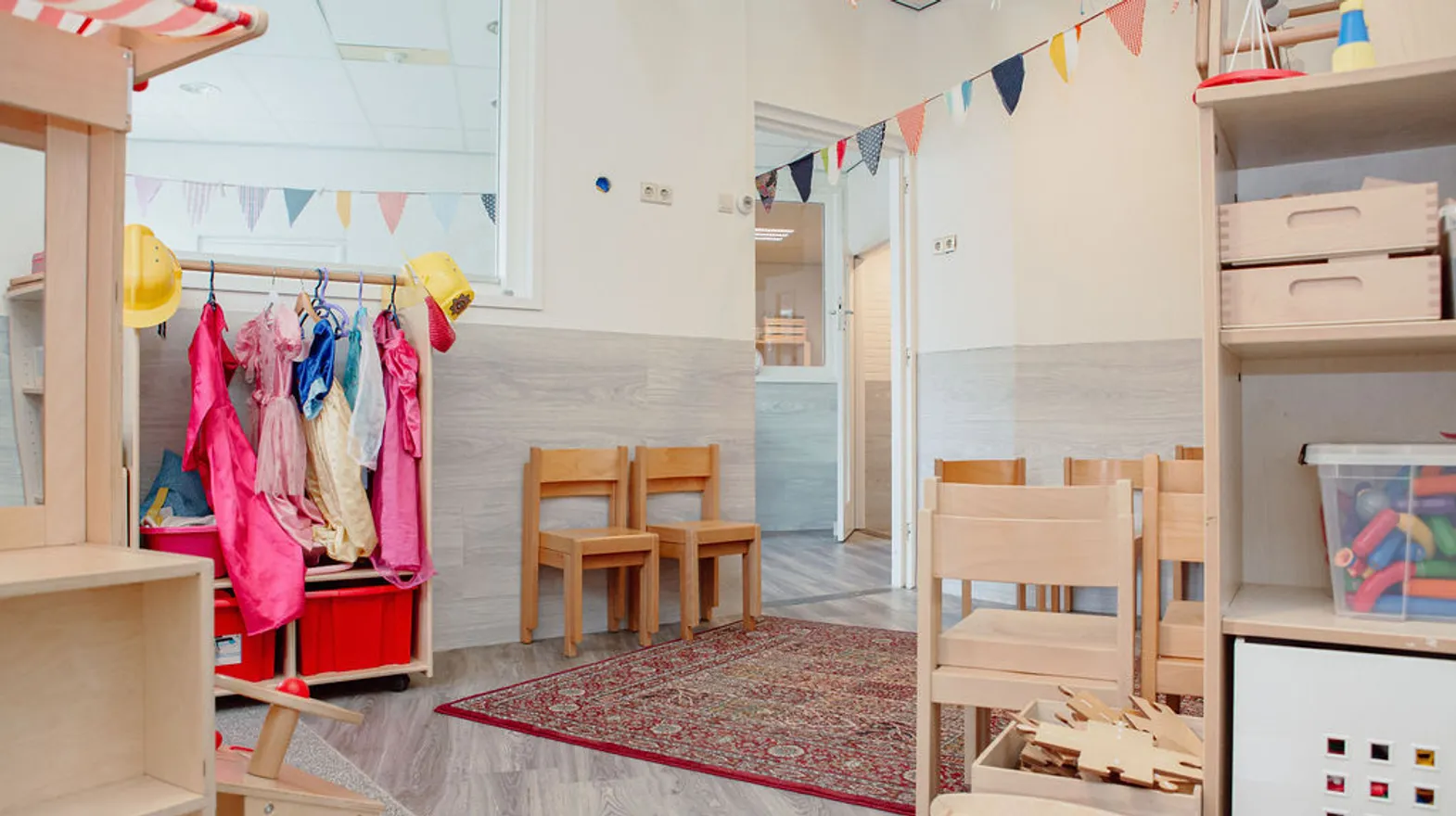 De groepsruimte van peuteropvang De Tuinkabouter, kinderopvang Kind&co ludens