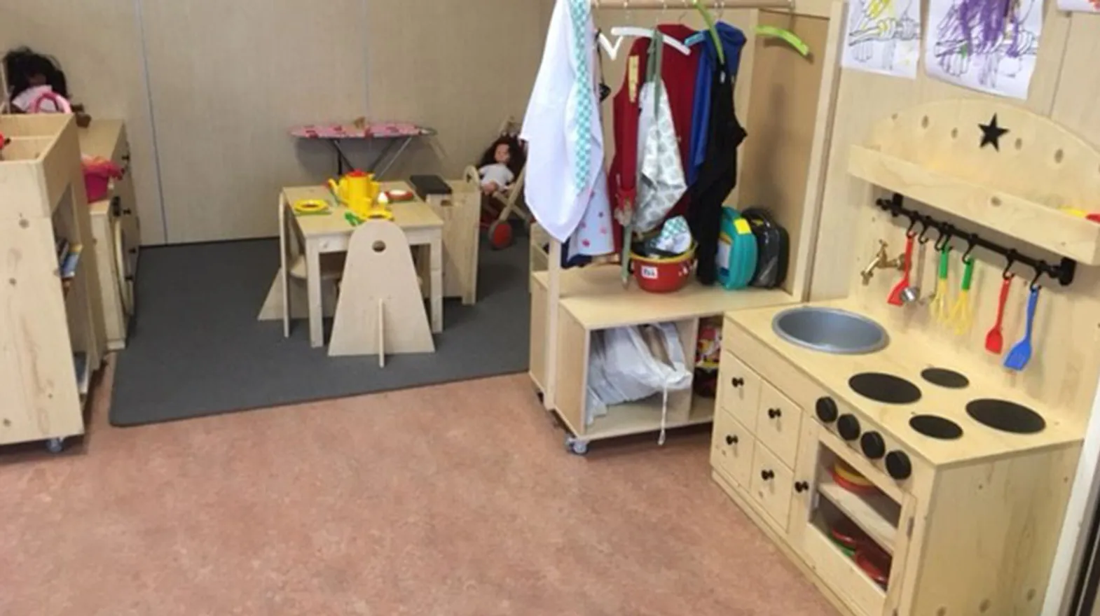 De groepsruimte van peuteropvang de Bron, kinderopvang Kind&co Ludens