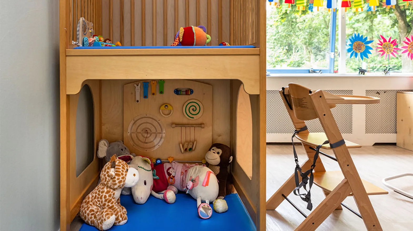 Speelhoek bij KDV Woerden Tinkelbel van kinderopvang Kind&co ludens