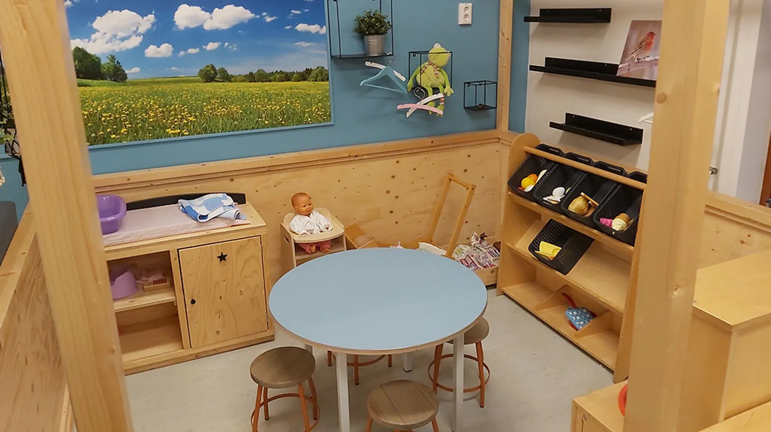 De huishoek van buitenschoolse opvang Mozaiek, Kind&co ludens