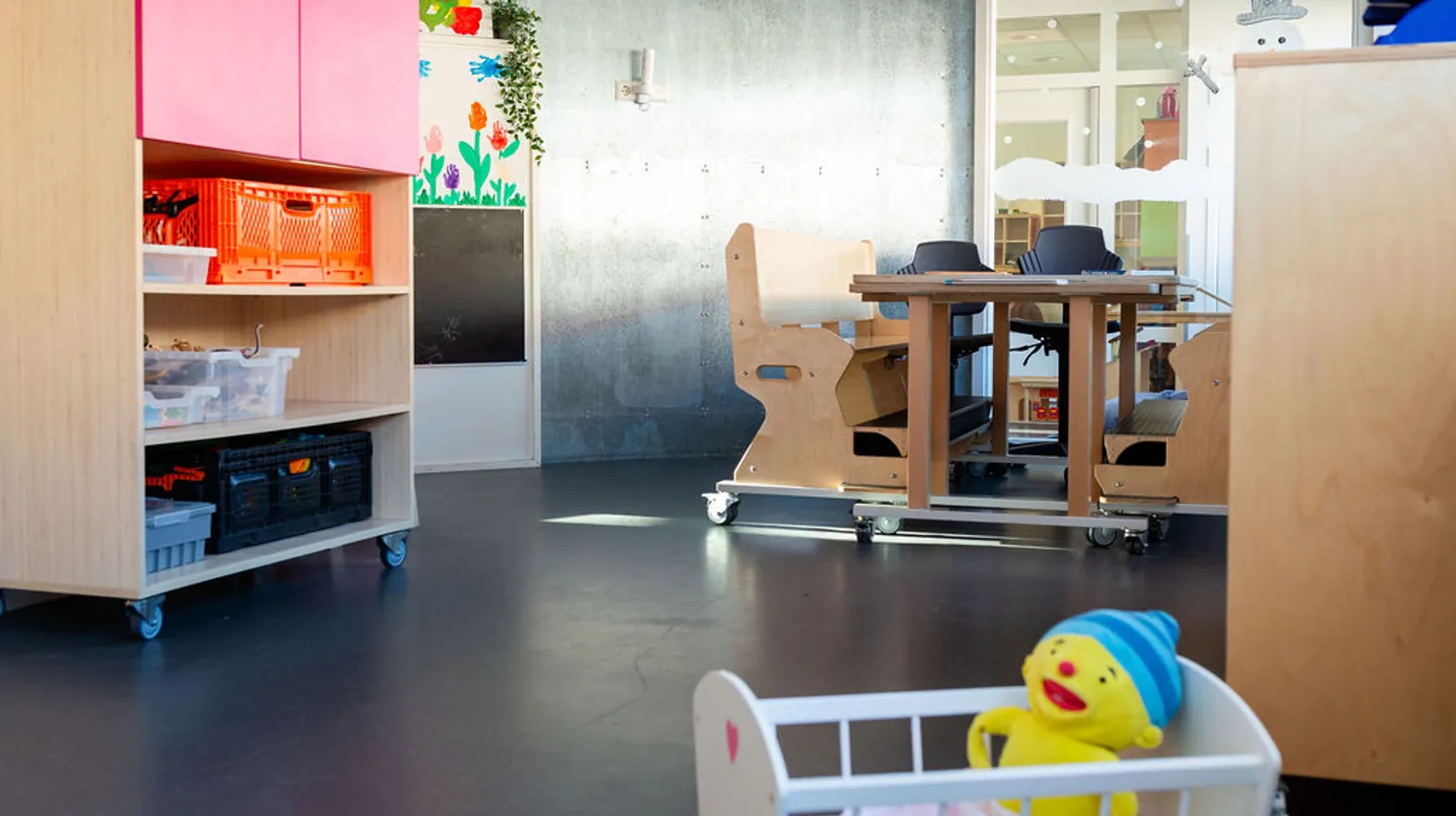 Groepsruimte met Puk bij KDV Weesp Hummeloord van kinderopvang Kind&co ludens