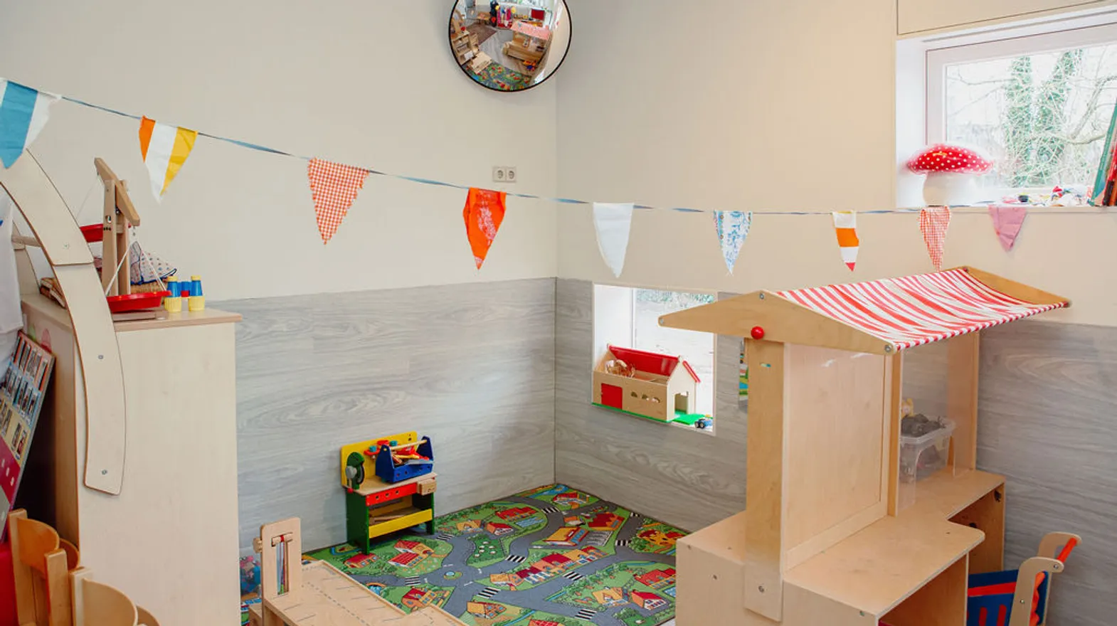 De autohoek bij peuteropvang De Tuinkabouter, kinderopvang Kind&co ludens