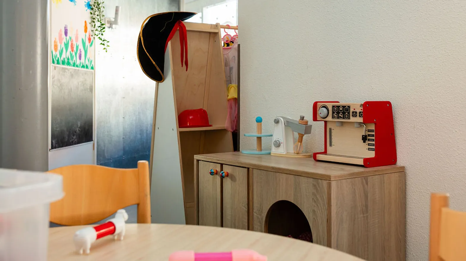 Speelruimte bij KDV Weesp Hummeloord van kinderopvang Kind&co ludens