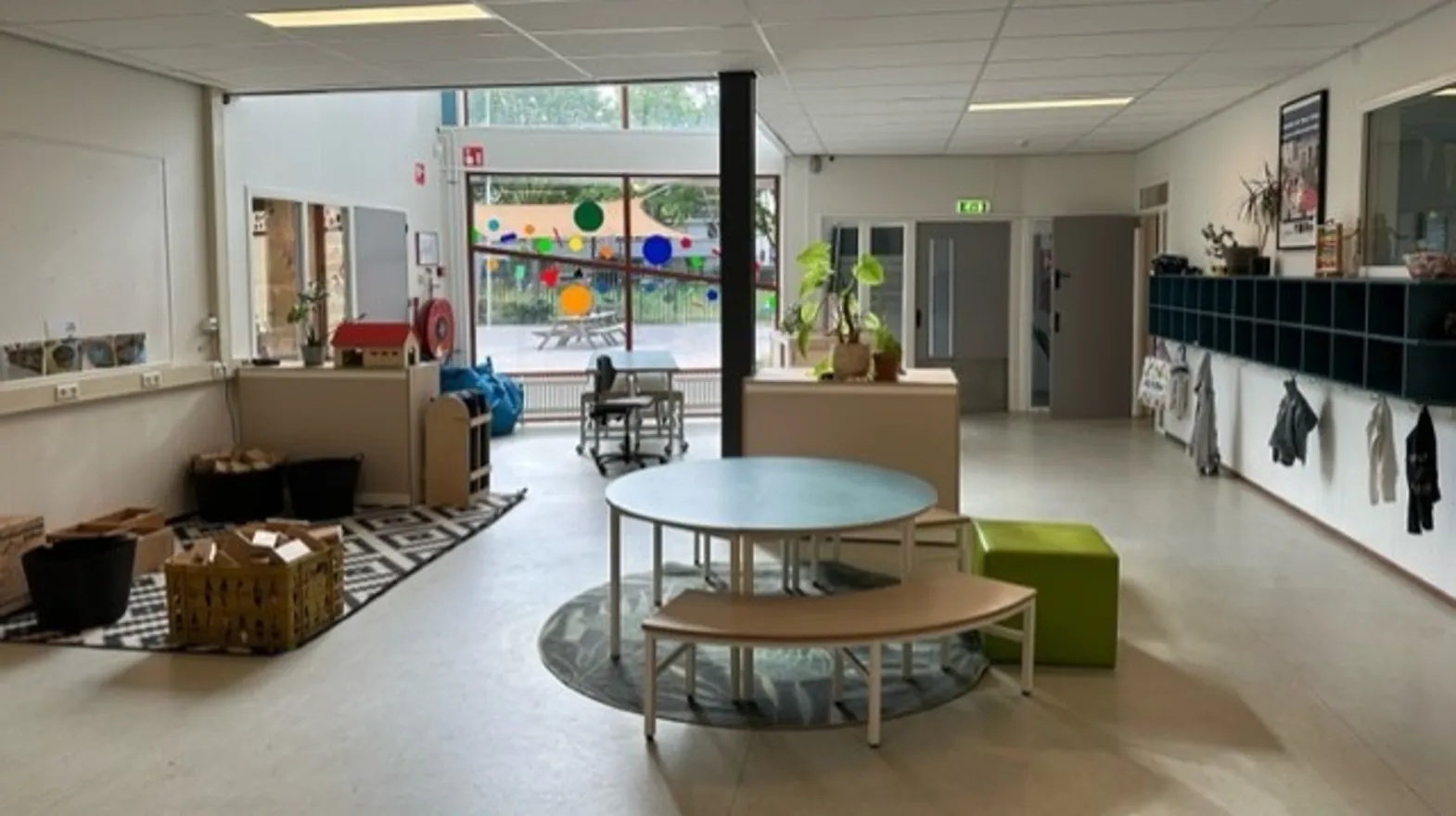 De groepsruimte van buitenschoolse opvang Mozaiek, Kind&co ludens