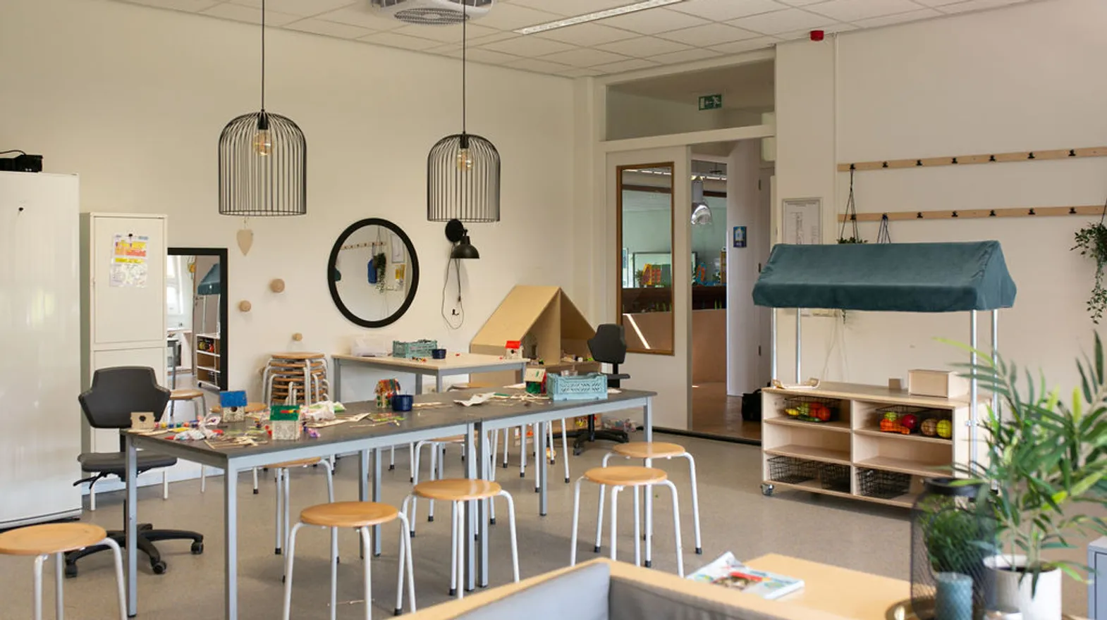 De groepsruimte van buitenschoolse opvang achterveld van kinderopvang Kind&co Ludens