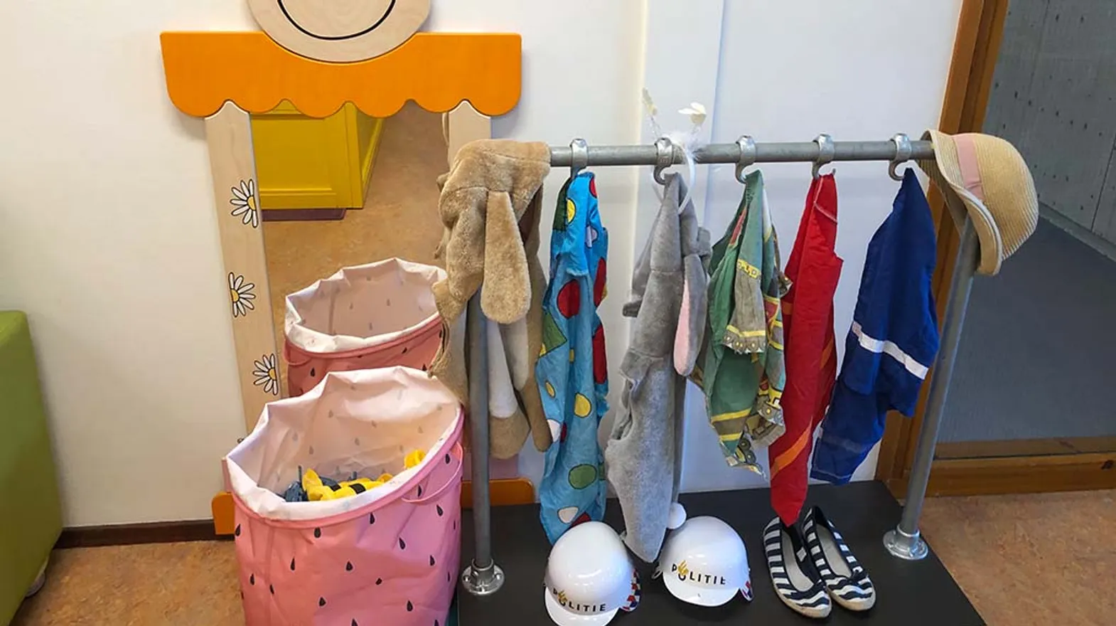 Verkleedspullen bij Peuteropvang Zazou Nieuwegein van kinderopvang Kind&co ludens