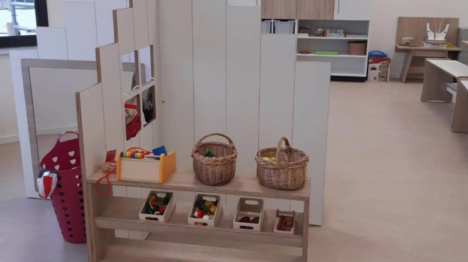 Speelhoekje bij peuteropvang Weespersluis in Weesp van kinderopvang Kind&co ludens