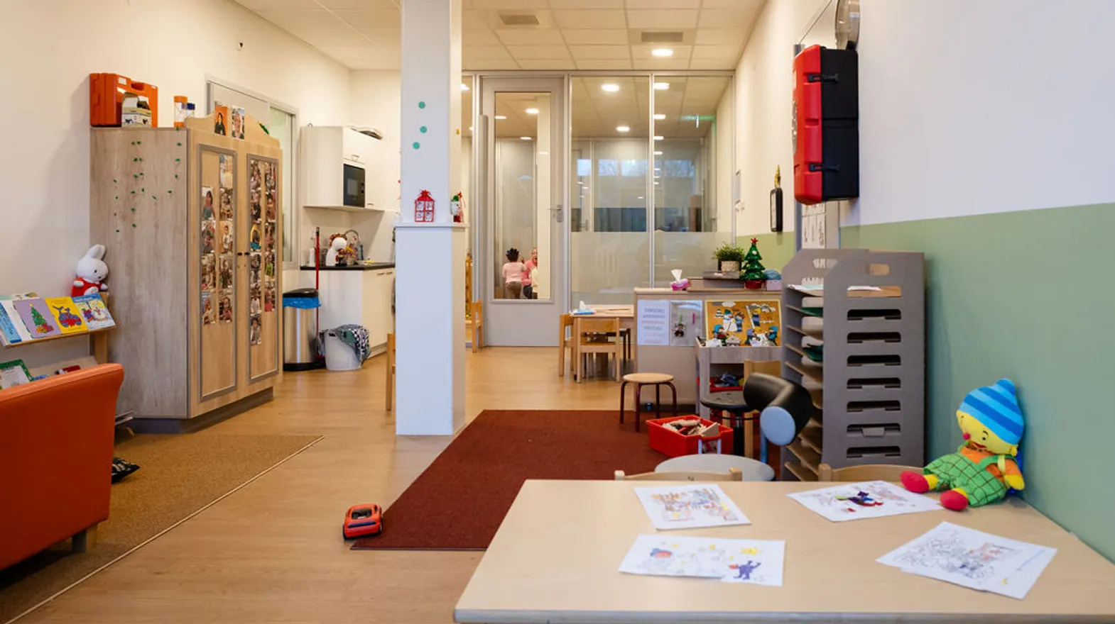 De groepsruimte van peuteropvang Ondiep, Kind&co Ludens