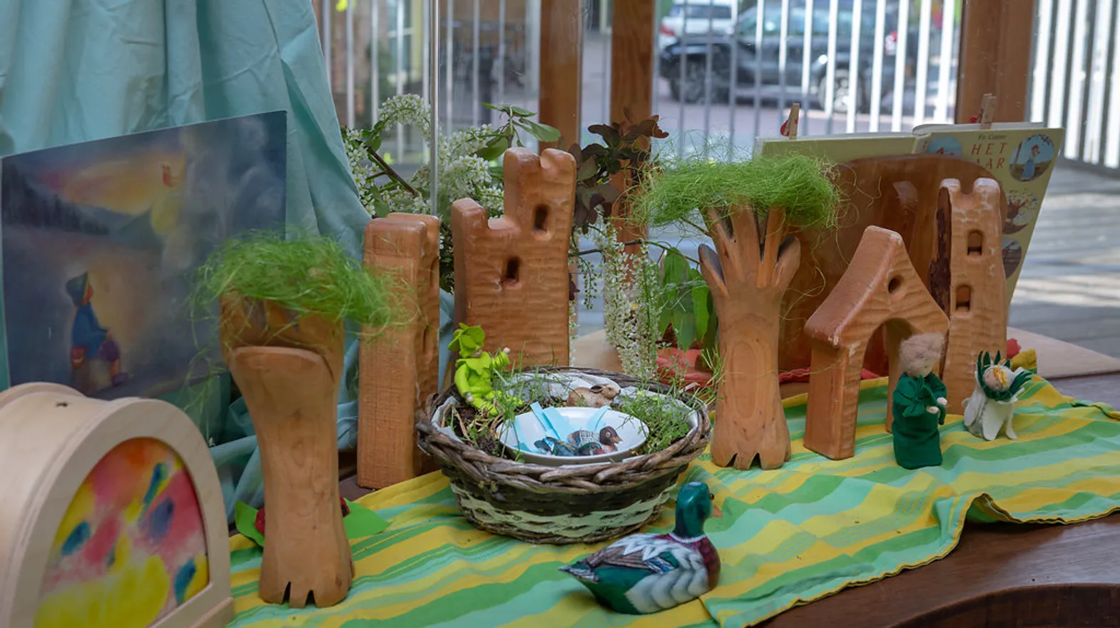 De themahoek bij kinderdagverblijf Rozenrood, kinderopvang Kind&co ludens