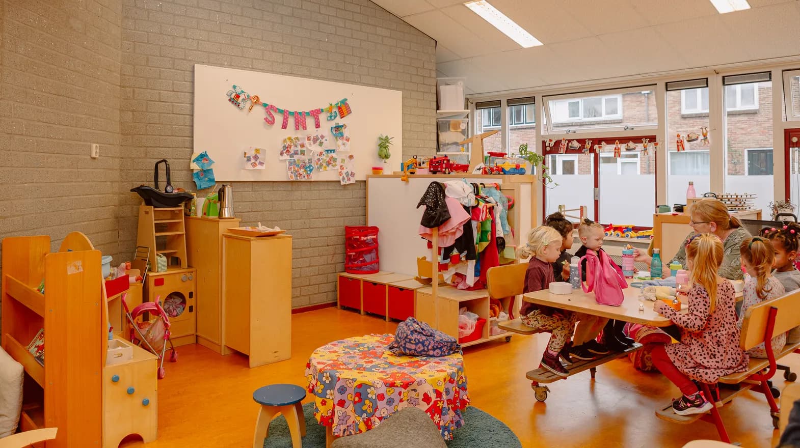 Groepsruimte bij PO Utrecht Zuilen van kinderopvang Kind&co ludens