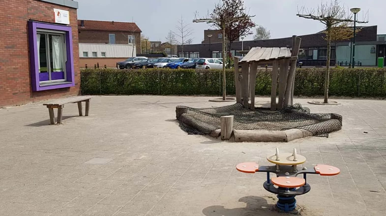 Buitenruimte bij Peuteropvang Houten Fontein van kinderopvang Kind&co ludens