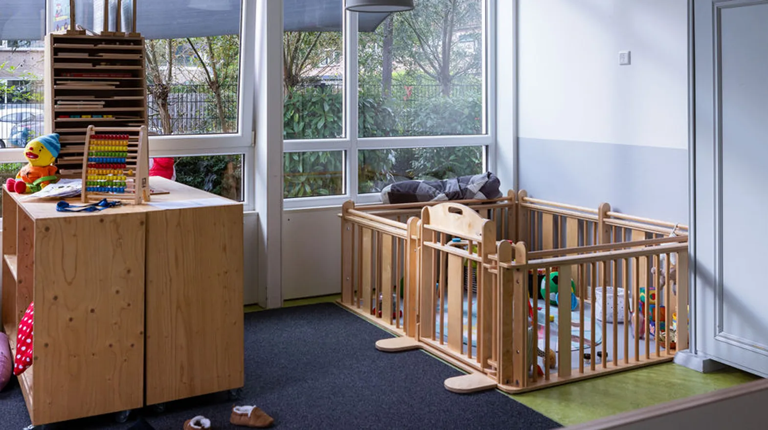 Speelhoekje bij Kinderdagverblijf Baarn Twinkel van kinderopvang Kind&co ludens