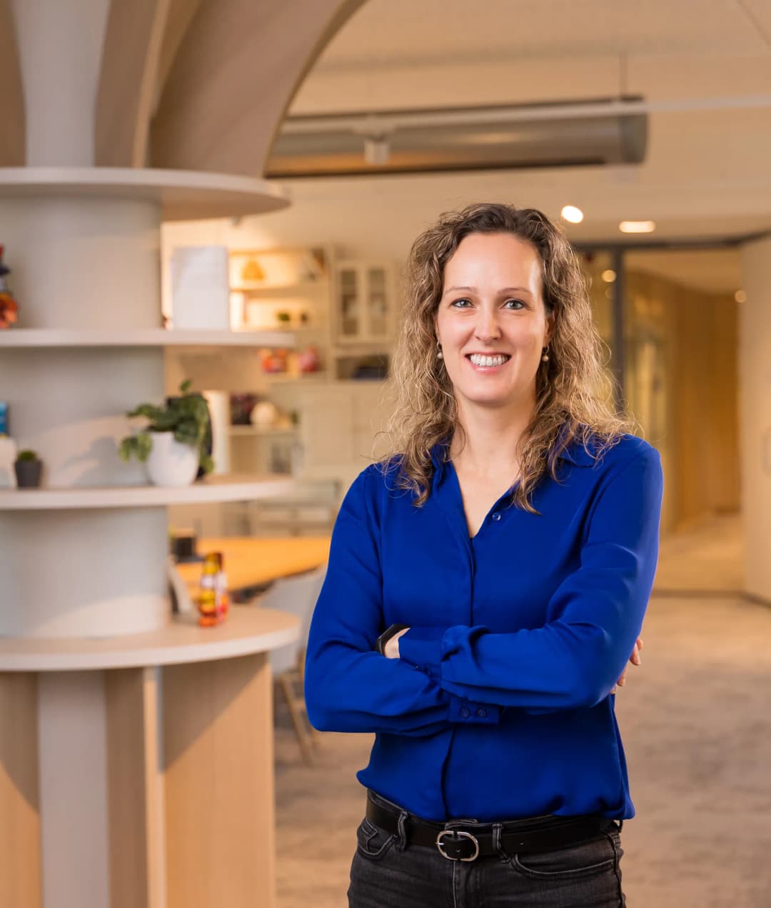 Portret van een collega op het servicekantoor van Kind&co ludens